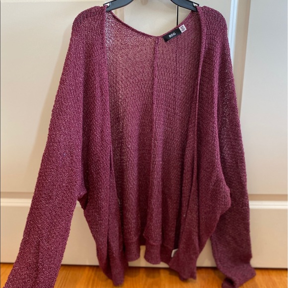 BDG Sweaters - BDG maroon cardigan